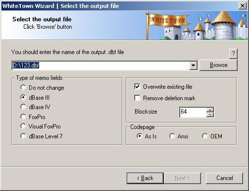 Whitetown software whitetown dbf to sqlite converter for mac